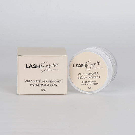 Lash cream remover