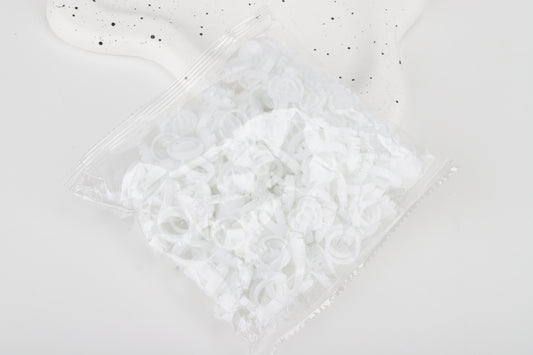 50 piece Flower Glue Rings